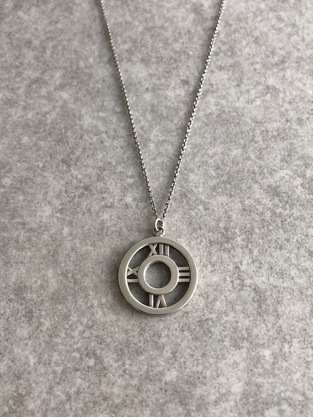 Tiffany & Co. ティファニー ネックレス シルバー アトラスオープンメダリオン 925 vintage ヴィンテージ オールド z4kett
