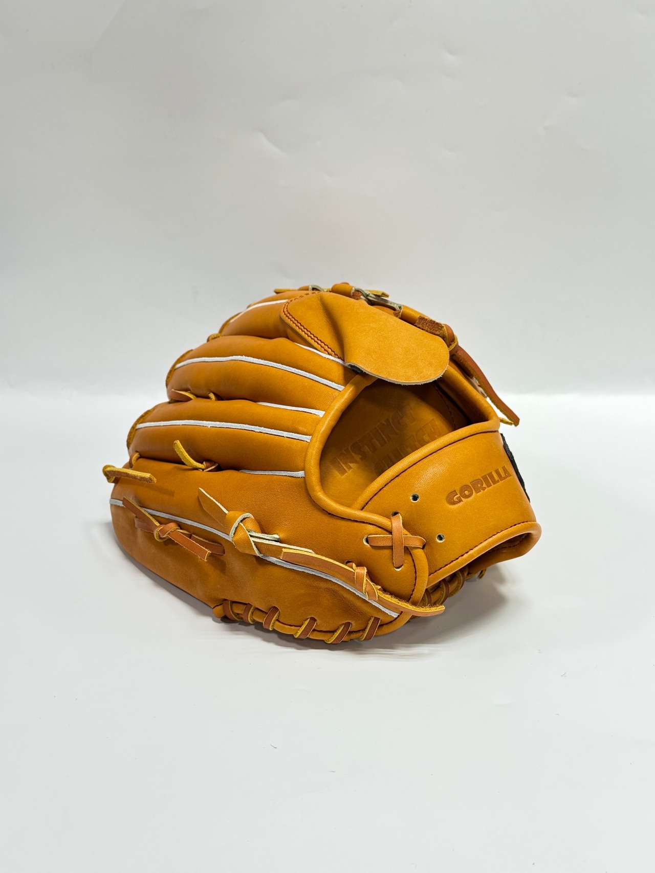 ごりら印の野球道具　限定硬式グラブ　高校野球対応　001ｰ20型　右投げ用　コルク×コルク・画像3