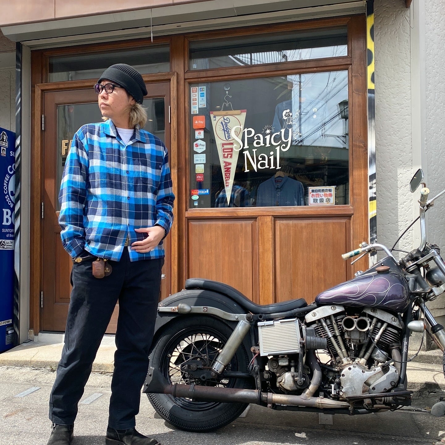 コットンレーヨンチェックシャツ / RATS(ラッツ) / COTTON RAYON CHECK