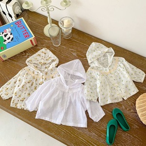 【BABY&KID】シアーシャツパーカー  カーディガン