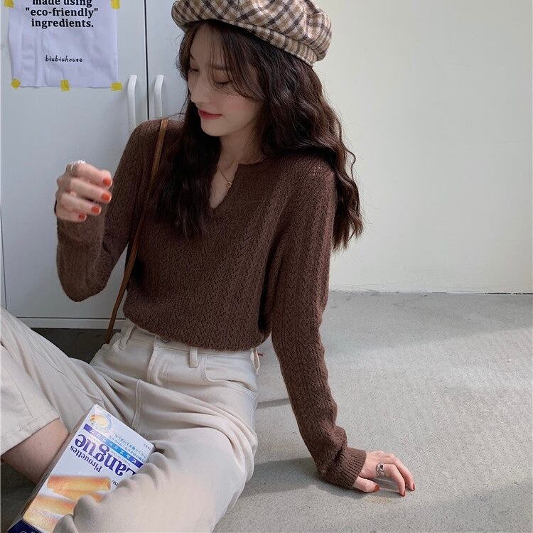 キーネックニットプルオーバー 10124 | Raycia