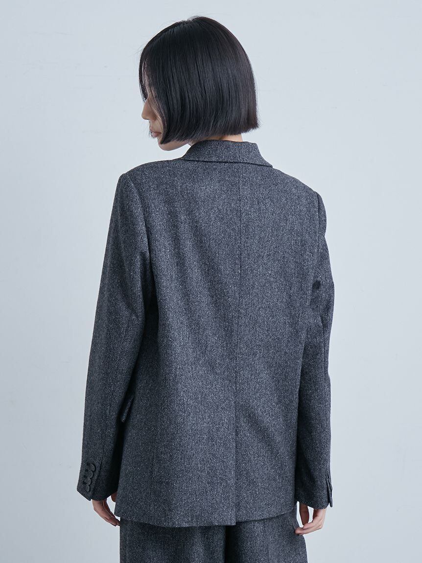 MIESROHE】ツィードダブルブレストジャケット | Kawashima Online Shop
