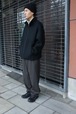 LAMOND " SUPER140 WOOL OVER BLOUSON (Black) "