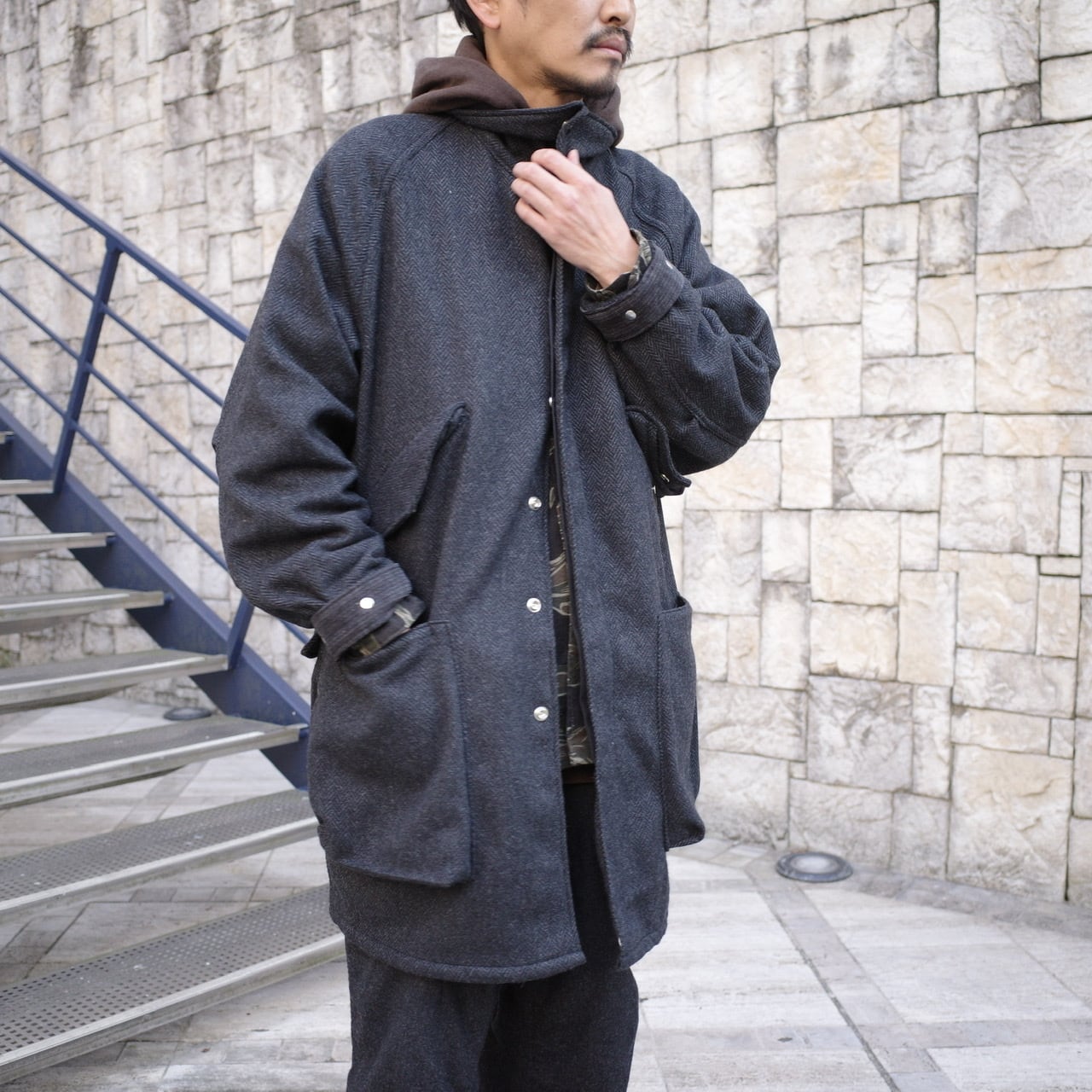 ササフラス Digs Crew Coat 2022FW モデル