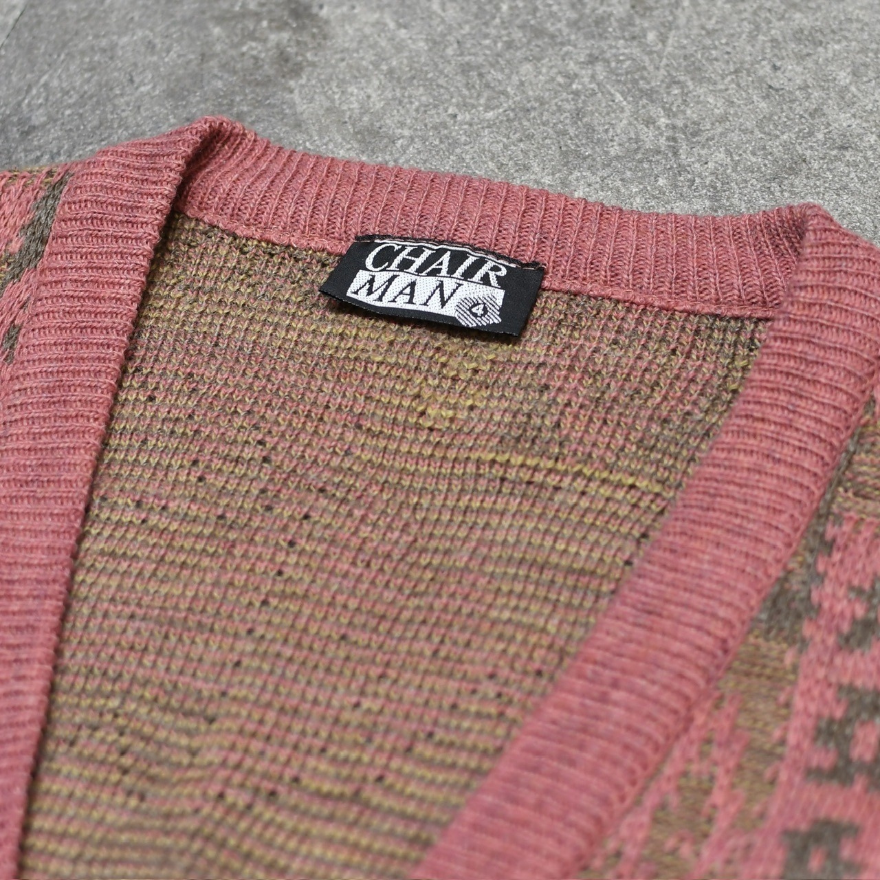 design acryl cardigan