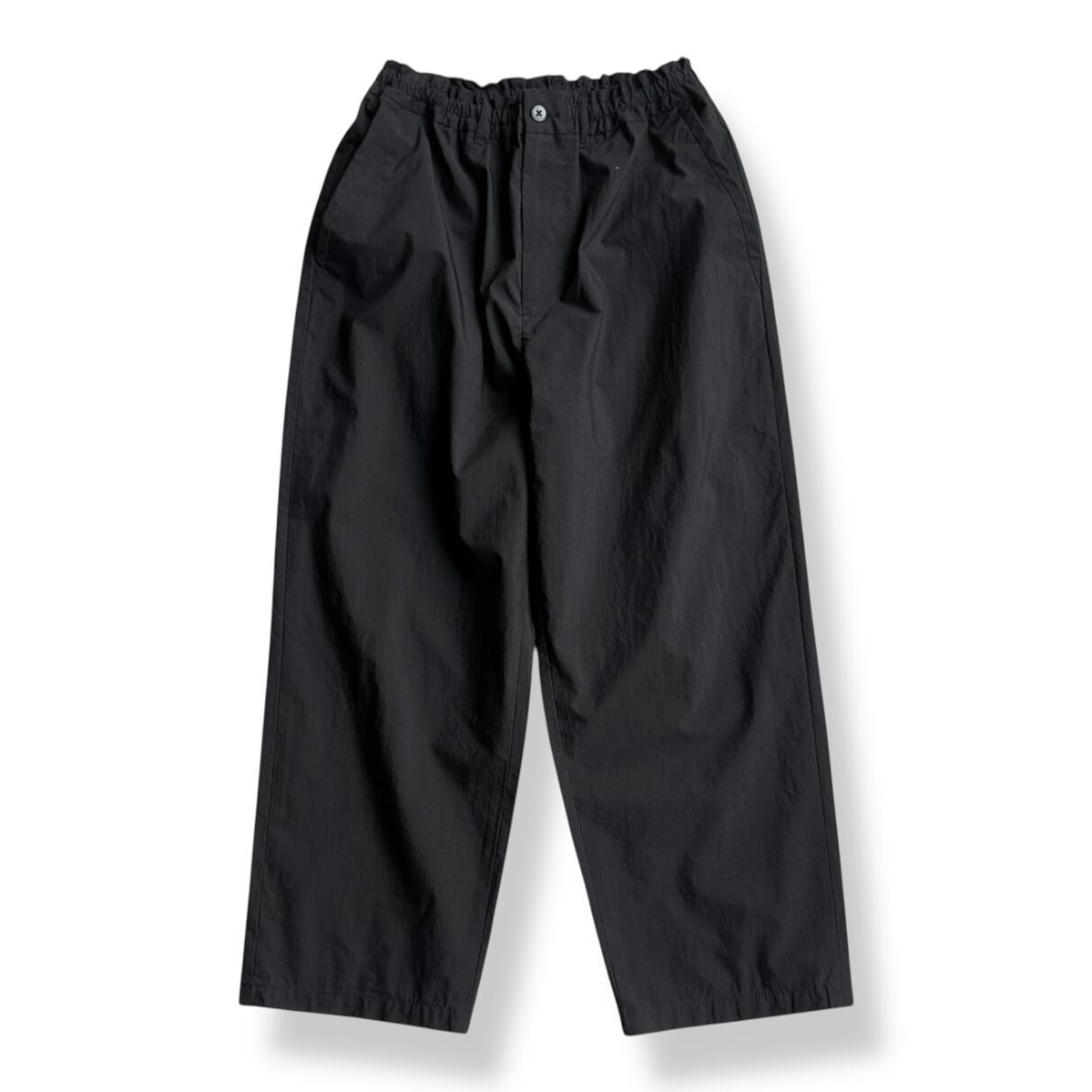 PORTER CLASSIC ( ポータークラシック ) POPLIN BING PANTS - BLACK