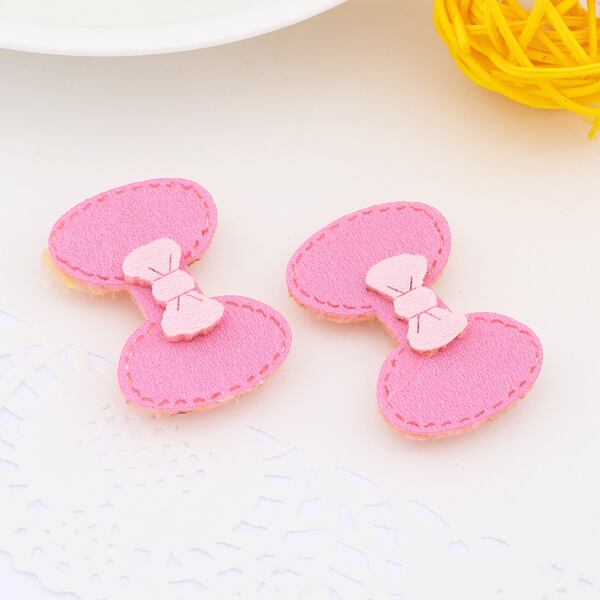 ヘアピン キッズ　子供 かわいい ピンクリボン