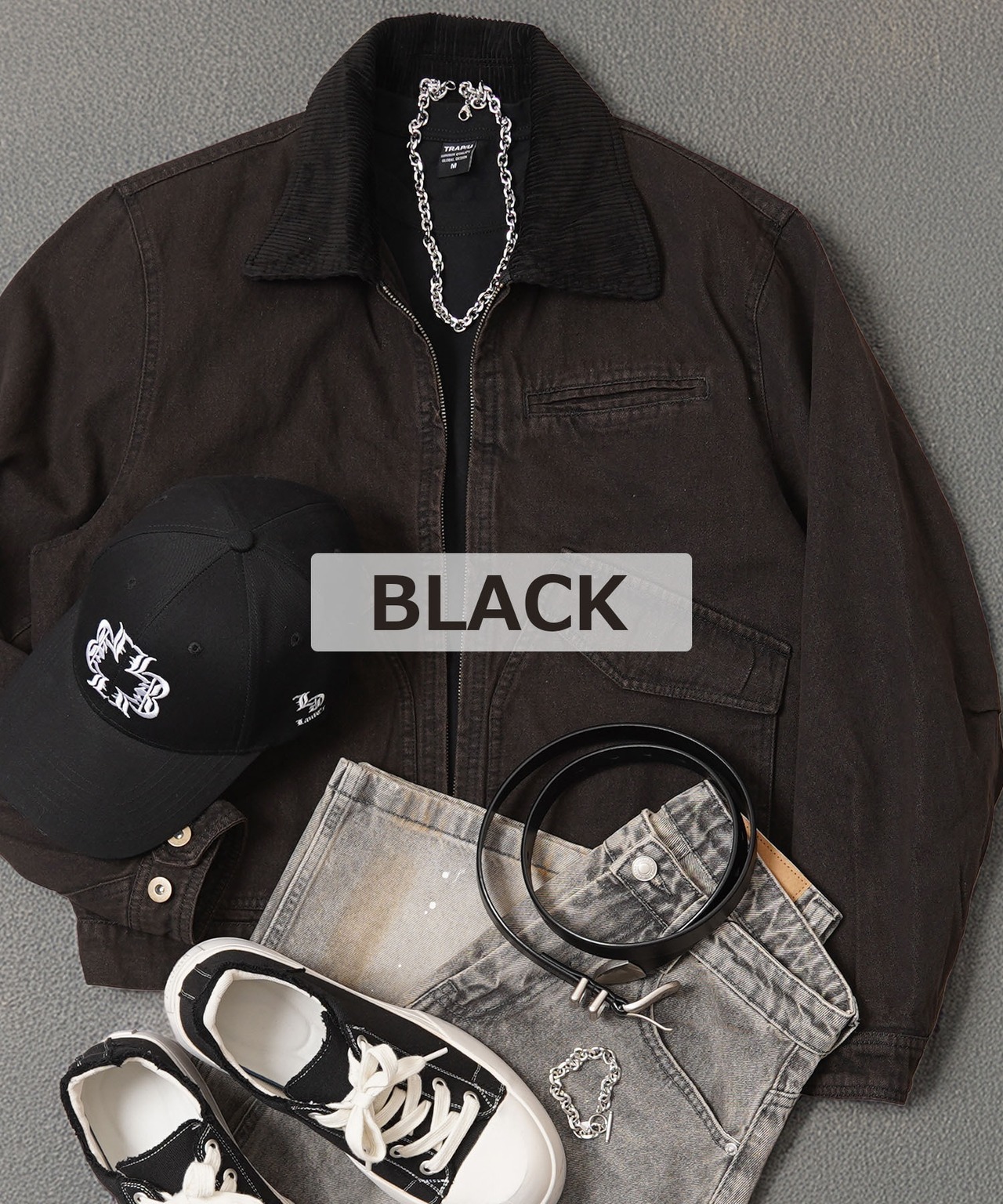 ◆ヴィンテージ加工 デニム フライトジャケット◆lf-w85202