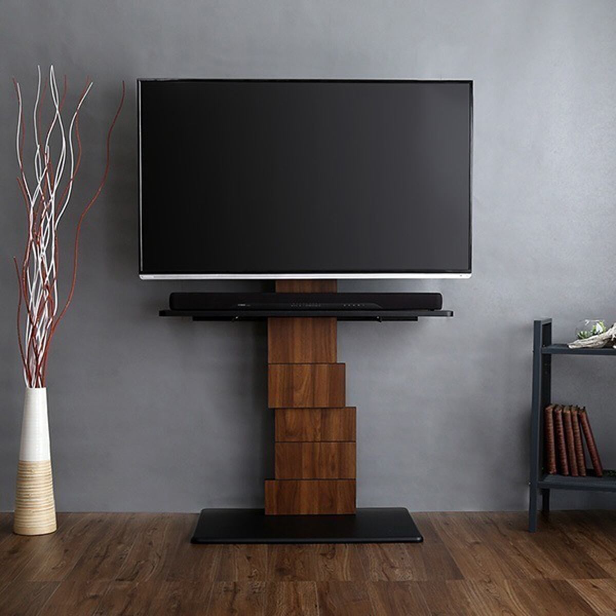 デザインテレビスタンド ハイスイングタイプ 専用棚 SET BROART-ブラート-デザインスタンド