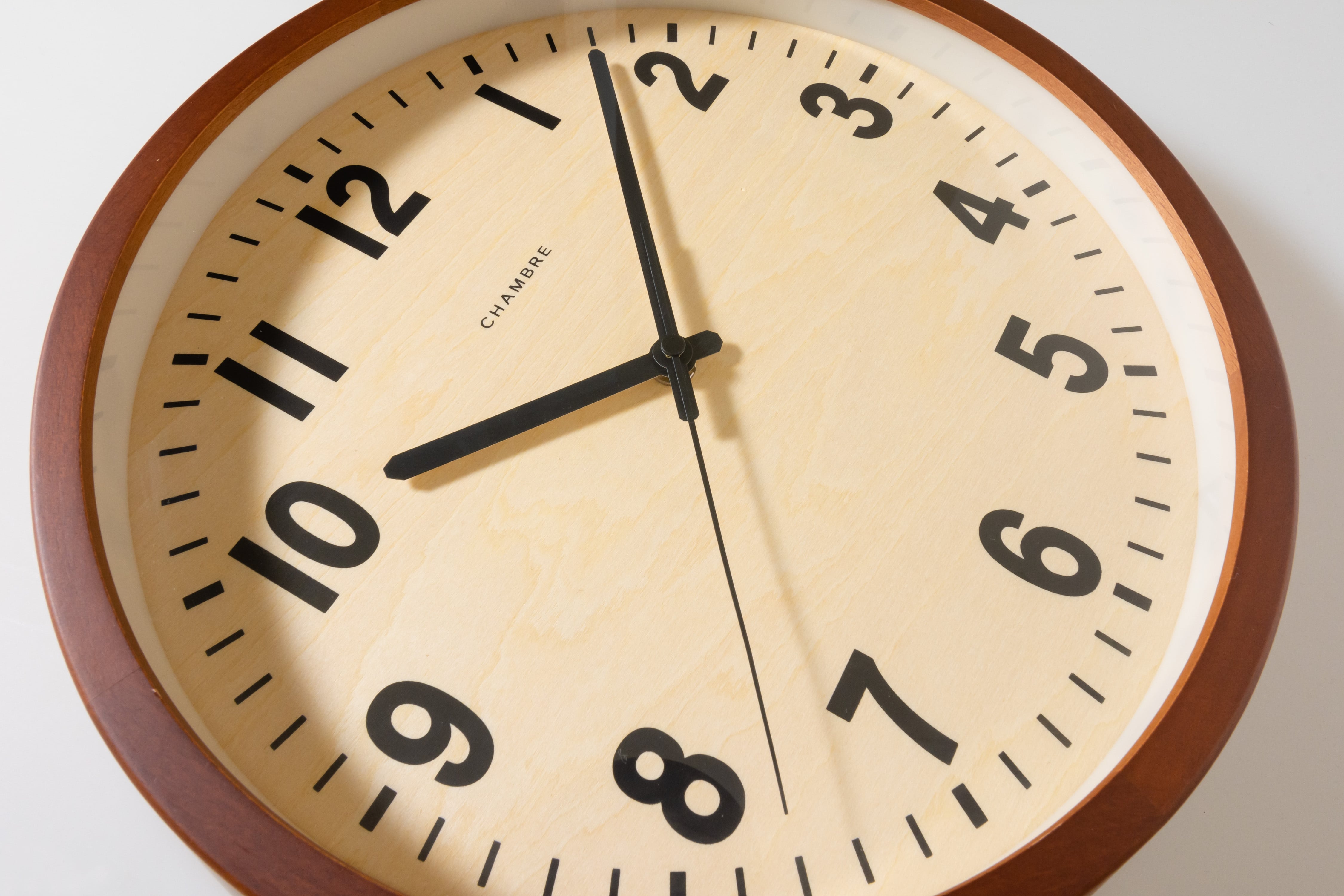 電波時計 PUBLIC CLOCK CAFE BROWN | シャンブル【CHAMBRE】byインターゼロ