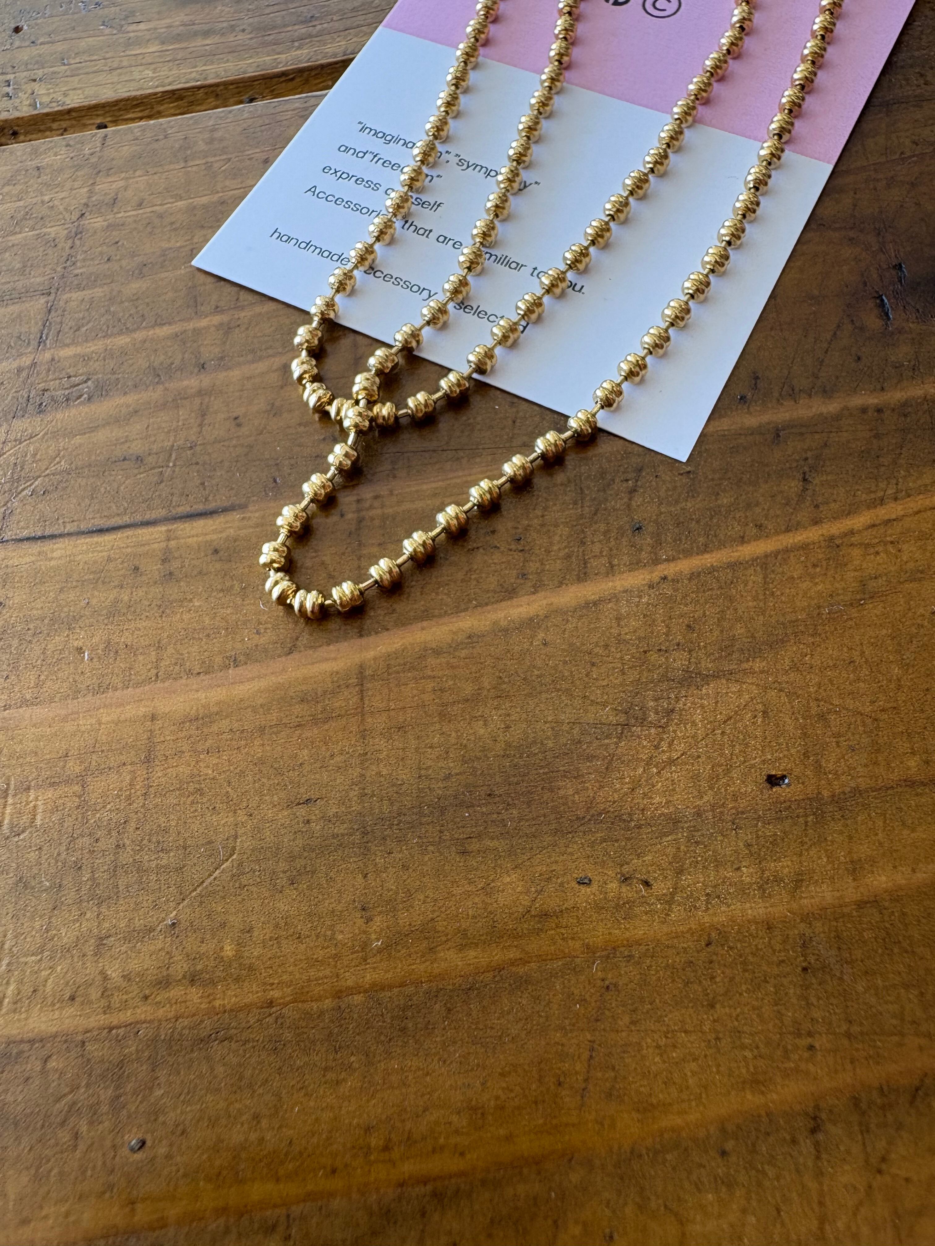 数量限定再販！【 think of me 】marshmallow necklace | valance 福井