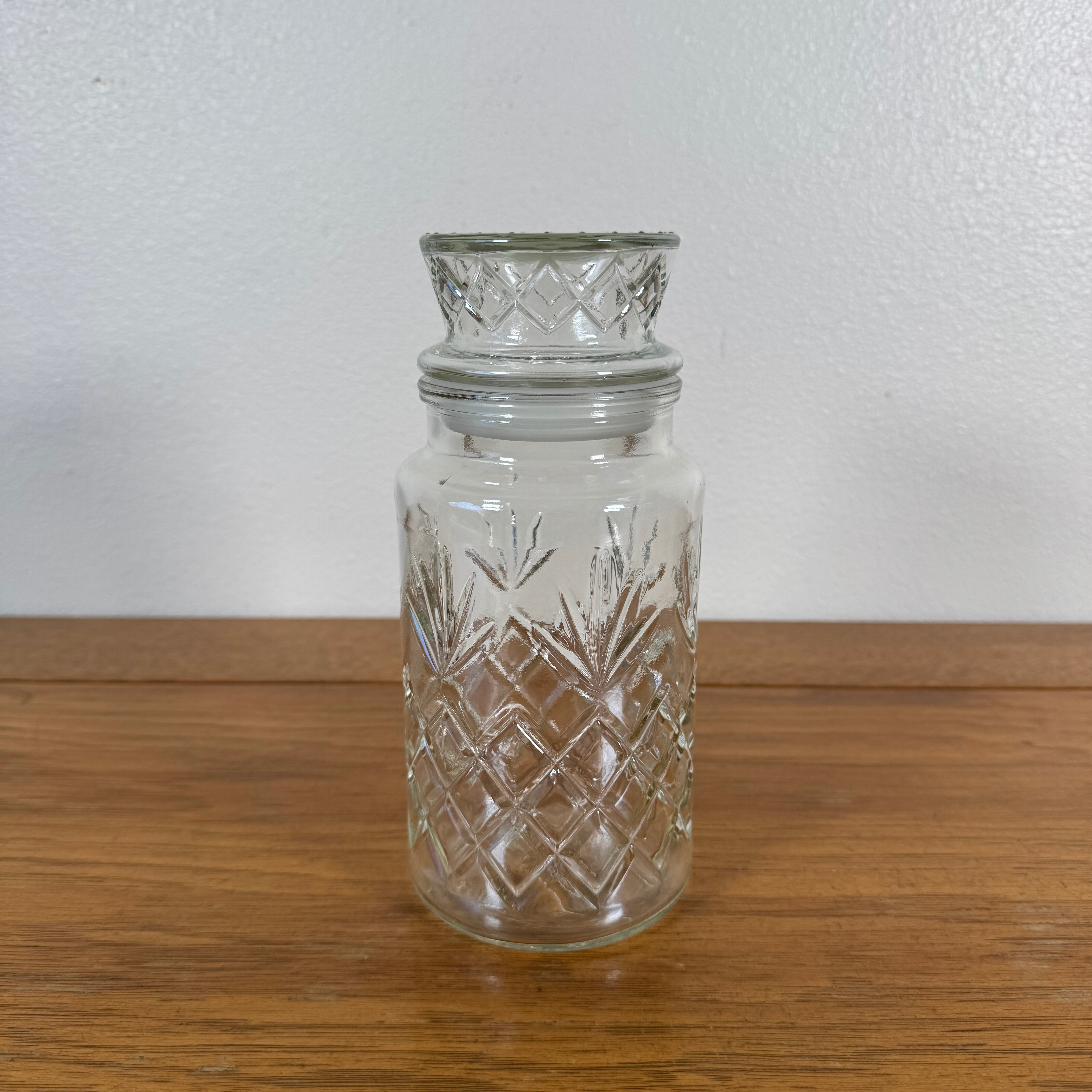 #1818【1983年】ビンテージ Mr.PEANUT / ミスターピーナッツ ガラス瓶 コンテナ