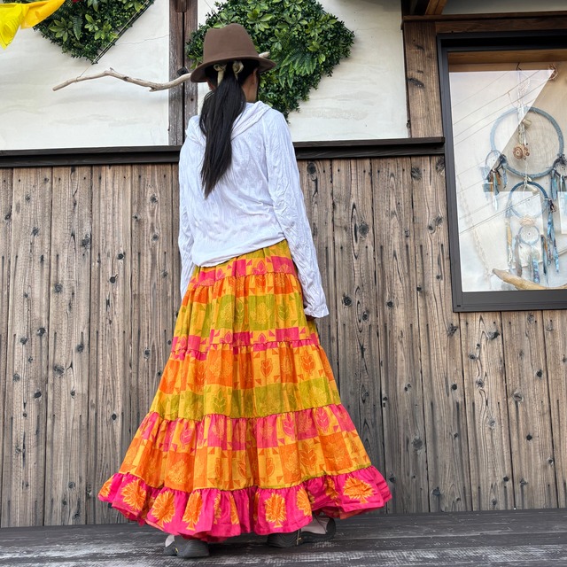 シワ加工ロングスリーブパーカー