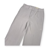 UNITED ARROWS ユナイテッドアローズ レーヨン素材 薄手 クロップドパンツ スラックス 38 /グレー/レディース/日本製