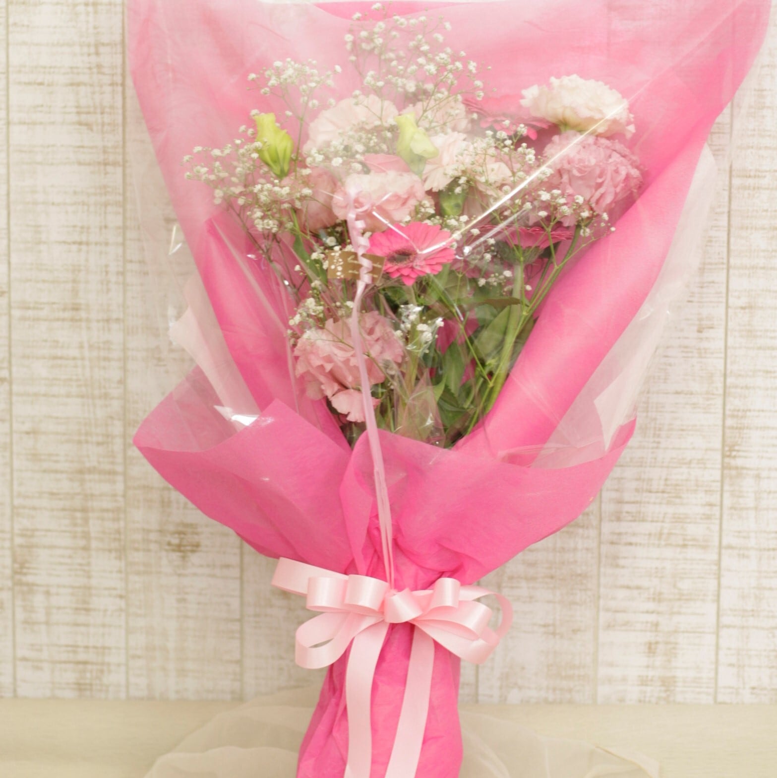 お誕生日や結婚記念日に花束を（ピンク系） | 幕張の花屋 きらら