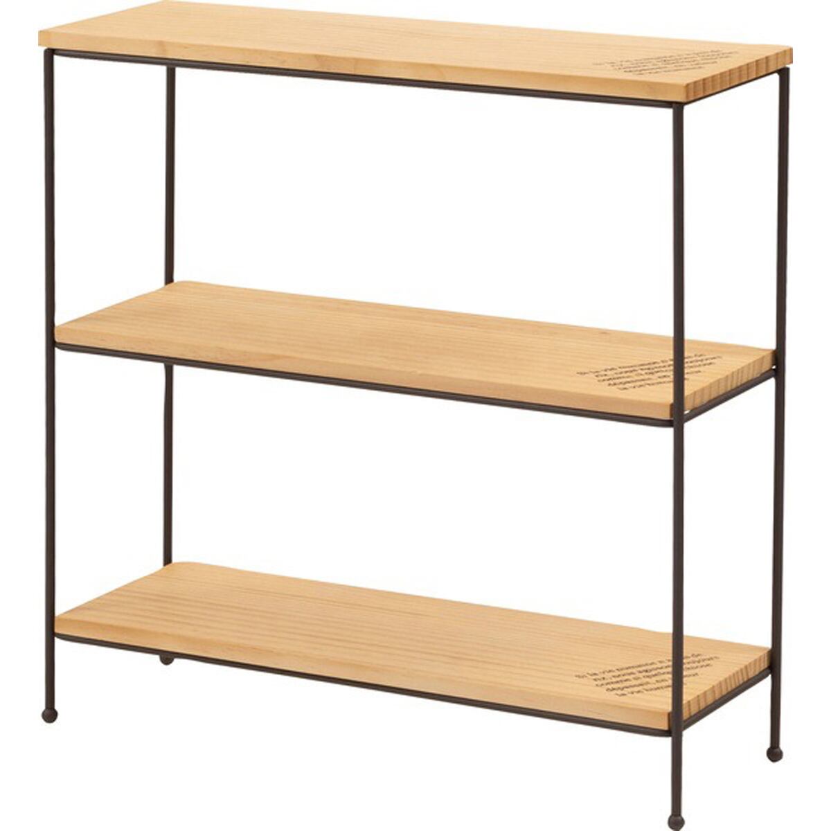 オープンラック 見せる 収納 飾る 棚 木製 スリム おしゃれ 3段 オープンシェルフ ディスプレイ リビング