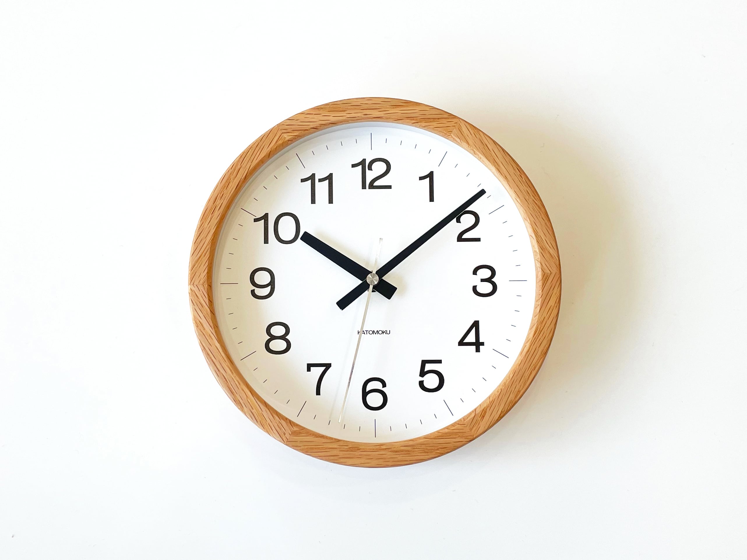 KATOMOKU muku clock 16 s-size オーク km-108OA 掛け時計 | 加藤木工