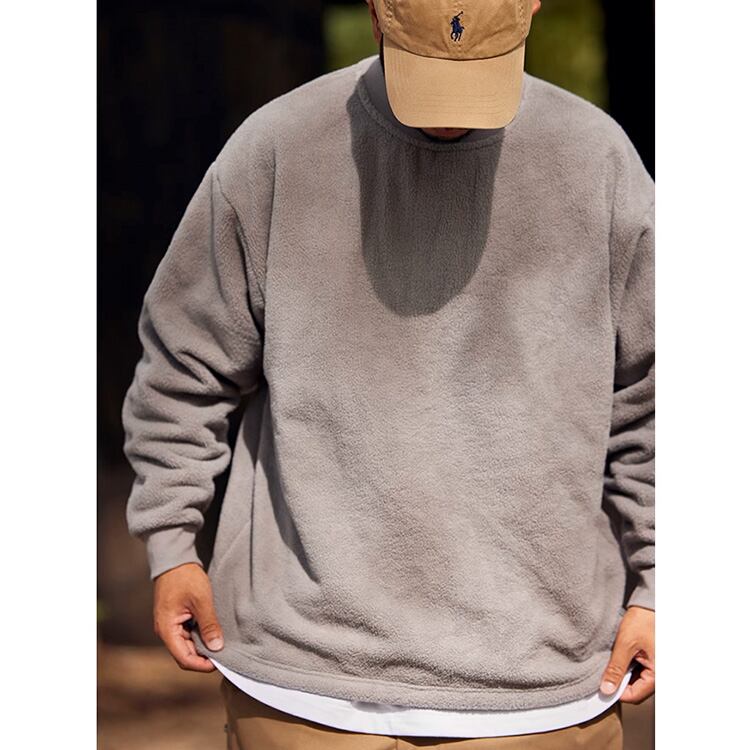 ★PPOLAR FLEECE ROUND NECK SWEATSHIRT　　　A0507