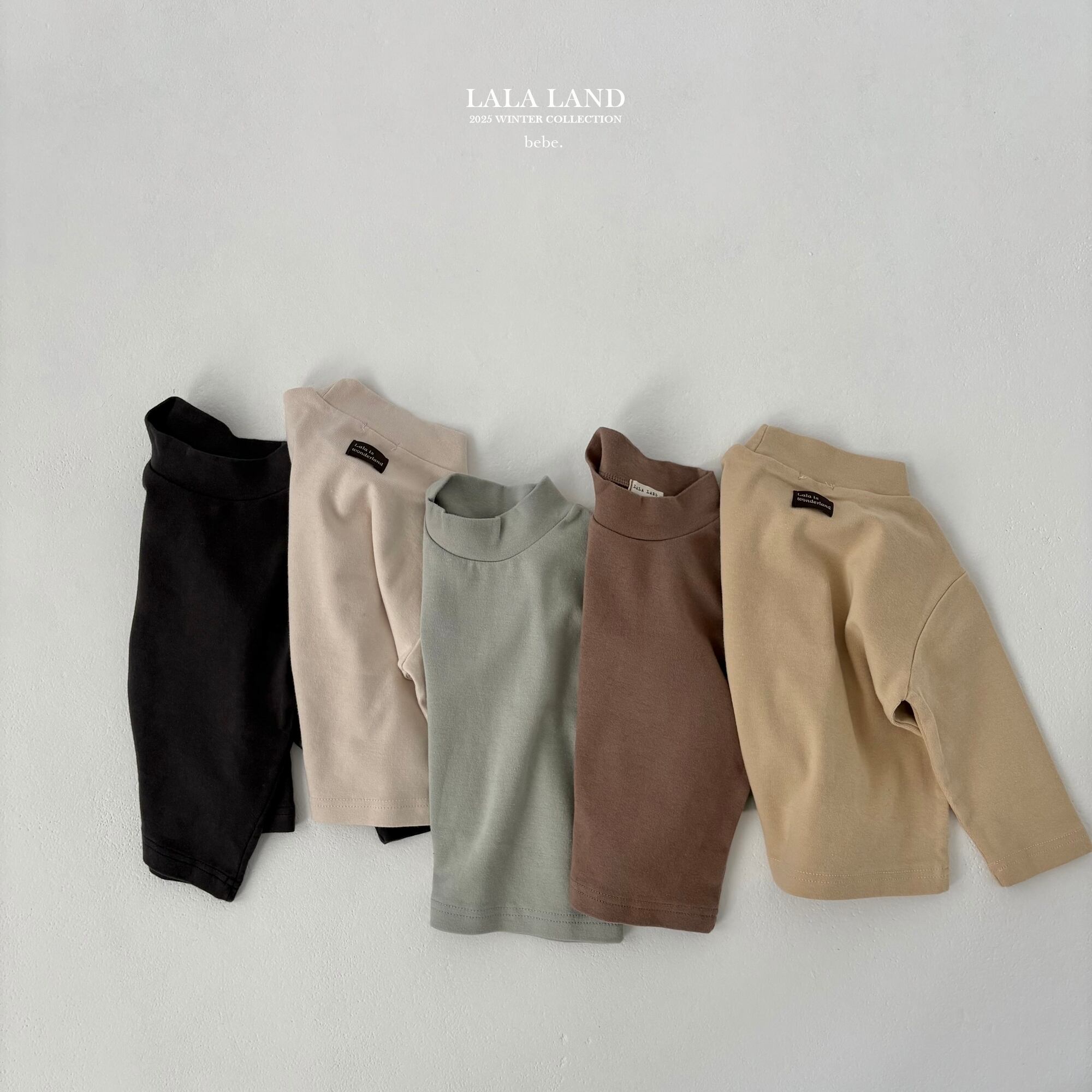 bebe peach pola tee【lalaland】※12月下旬発送予定