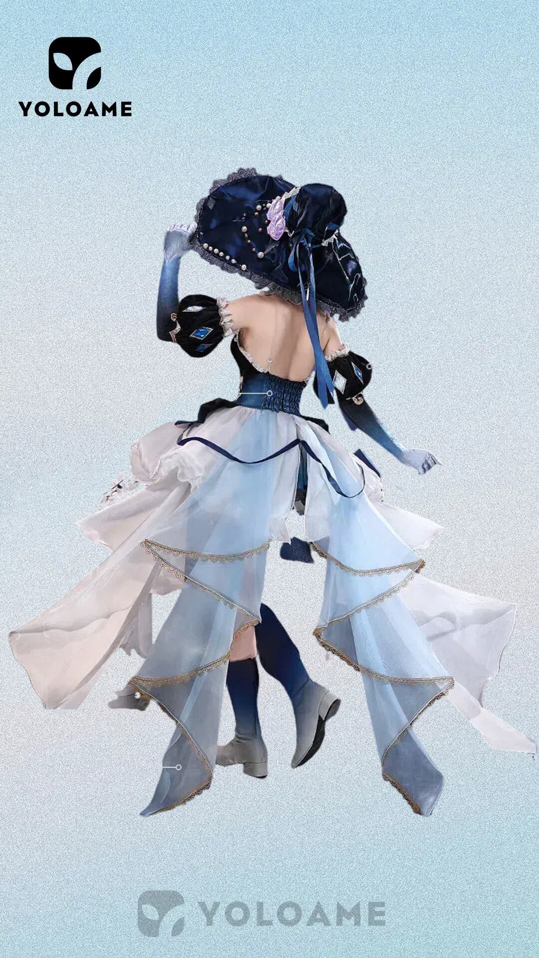 三分妄想 原神 フリーナ コスプレ 衣装 深海魔女 | YOLOAME公式