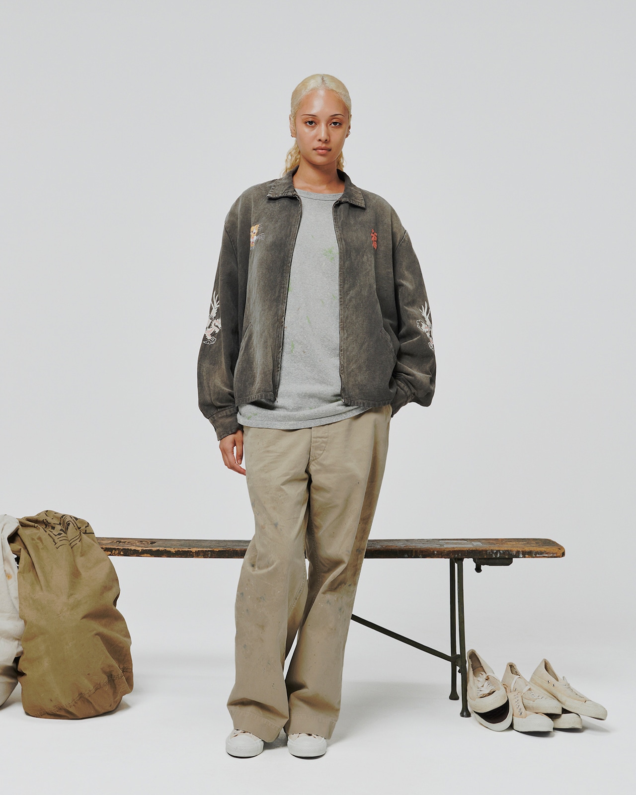 BOWWOW / 41 KHAKI TROUSERS AGED
