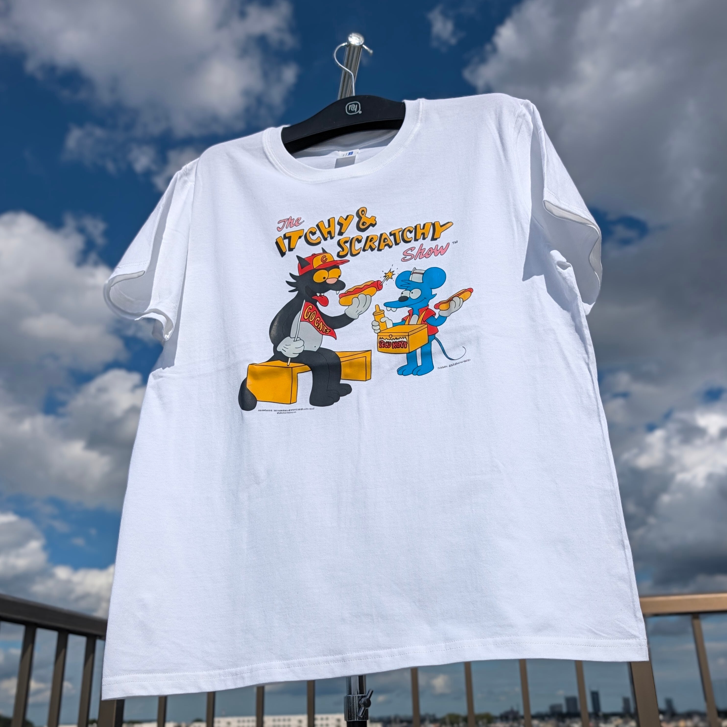 【 The Simpsons( ザ・シンプソンズ ) 】『 The Itchy & Scratchy Show / イッチー&スクラッチー 』 Tシャツ〚アメリカン雑貨 アメトイ〛