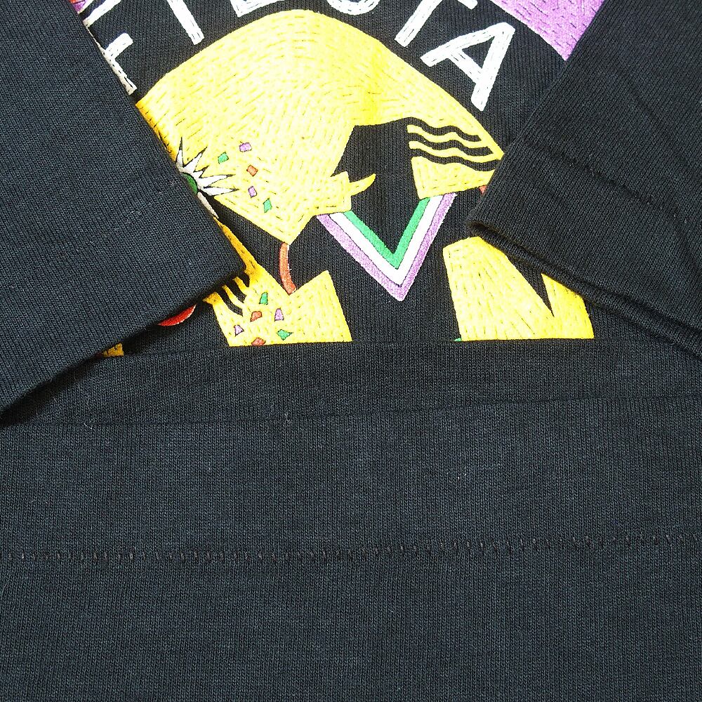 90's FRUIT OF THE LOOM Tシャツ フルーツオブザルーム 古着 ブラック