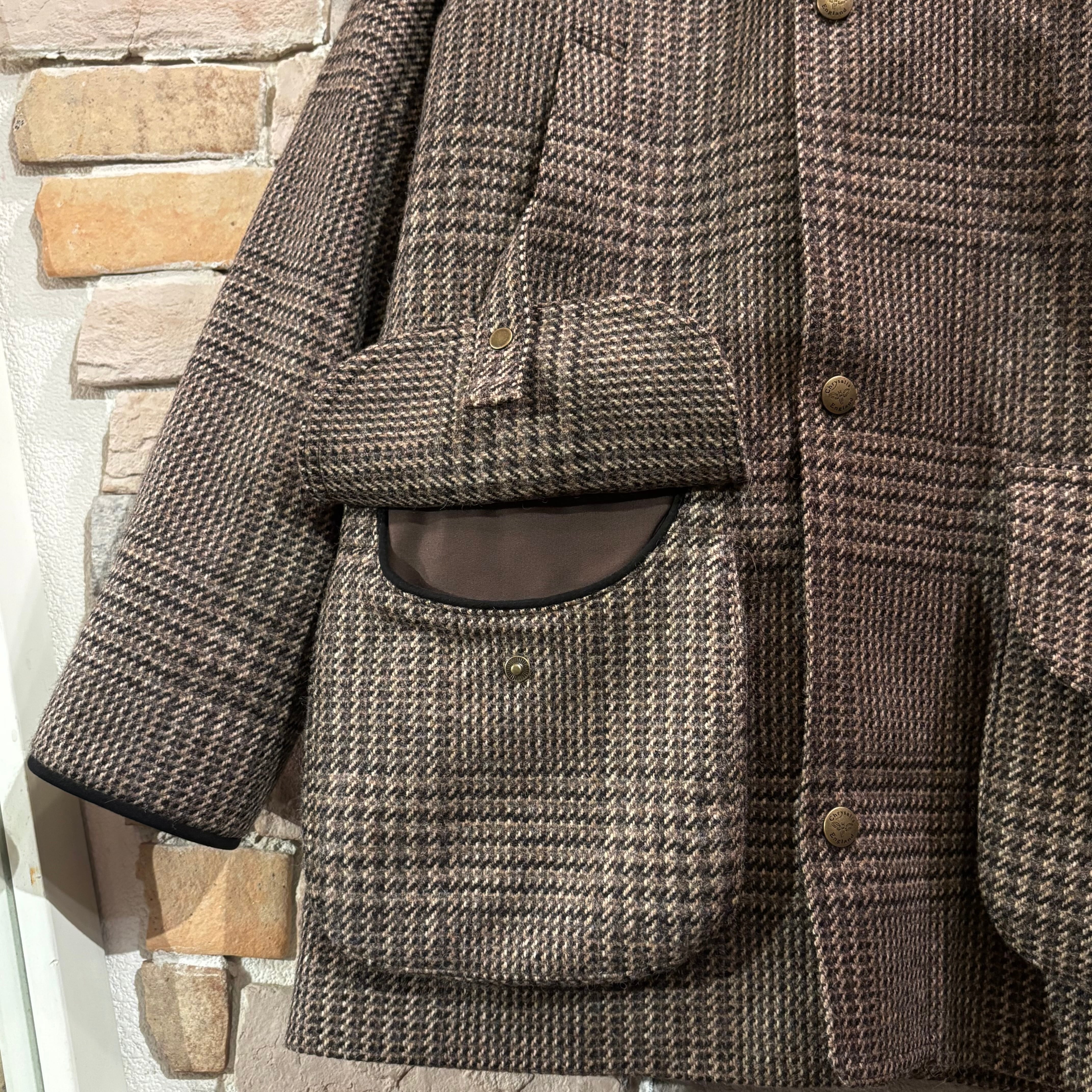 Chrysalis ｢anemone別注品」 6サイズ AW25 ツイードハーフコート