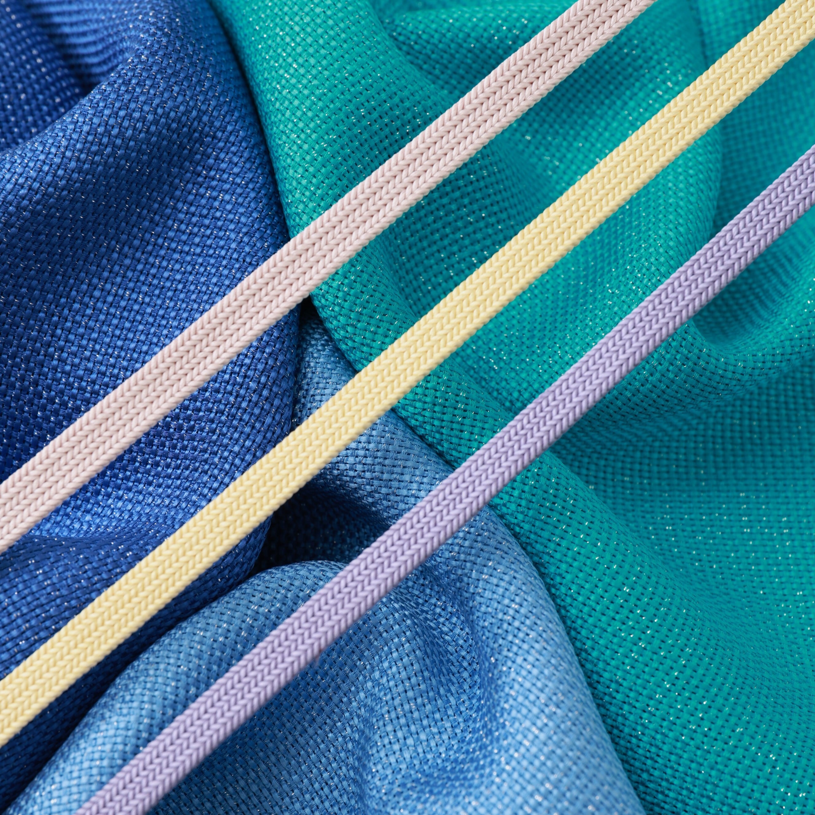 OKANO×渡敬 綾織オールシーズン帯揚：グリーン | OKANO博多きもの制作所