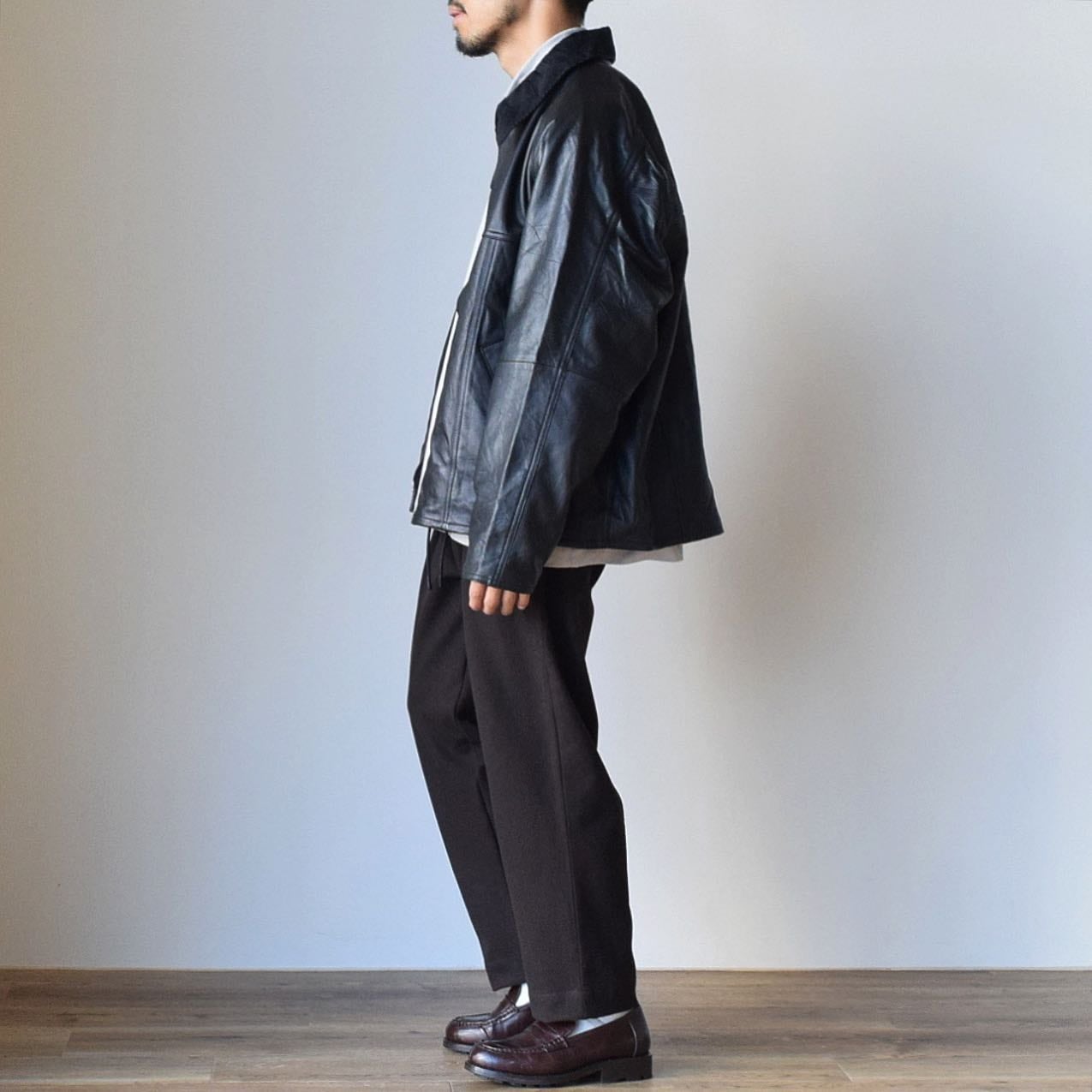 yoused Leather Driver's Jacket　サイズ１