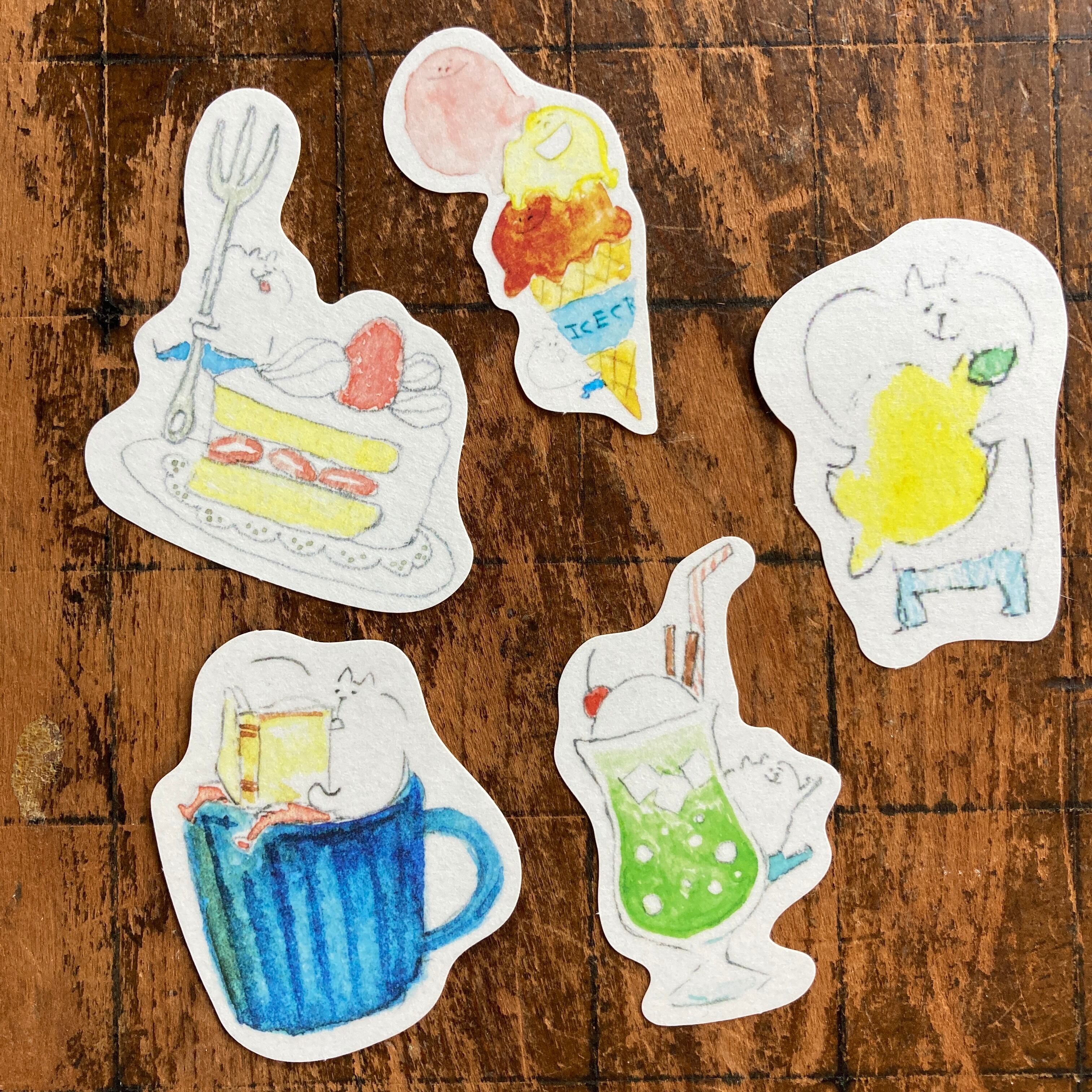 spicaの庭・muuちゃんのフレークシール FA FB FC | Spicaの庭