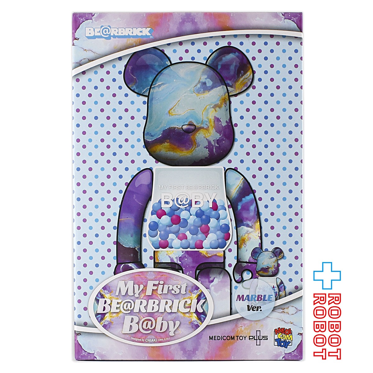 メディコム ベアブリック My First BE@RBRICK B@BY マーブル ver. 100 