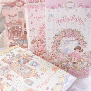 新作予約☆FL899｜Fairylady 第四弾 ラッピング袋 角底袋 紙袋 / 平口袋　全4種