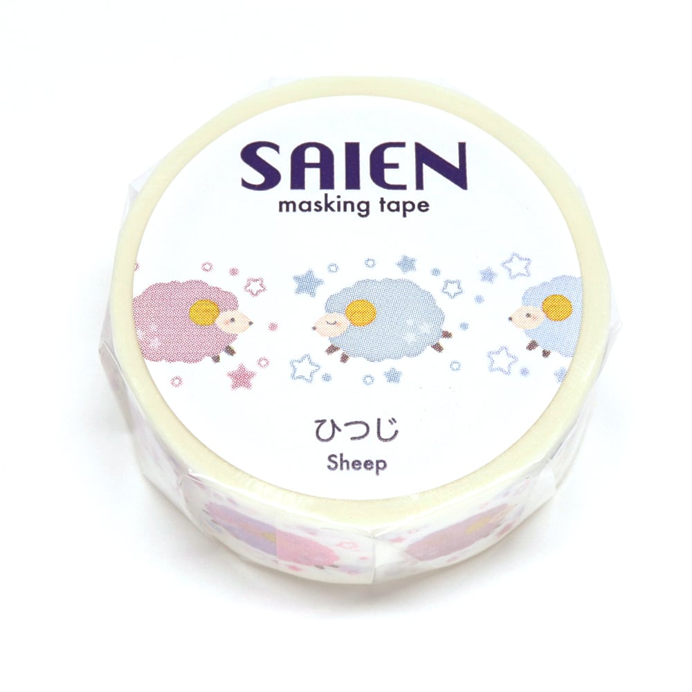 SAIEN☆ひつじ☆UR-0199☆マスキングテープ | SAIEN SAIEN☆ひつじ☆UR-0199☆マスキングテープ | SAIEN