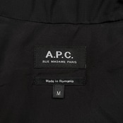 A.P.C. アーペーセー フード付き 肉厚 ダウンジャケット サイズ M /ブラック/APC/メンズ