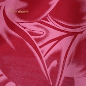 フラダンス 衣装 パウスカート レッド系 シングル フラ ダンス 赤 プルメリア柄 モンステラ柄 ラウアエ柄 ハワイアン アロハ 鮮やか かわいい 華やか ハワイアンプリント スカート