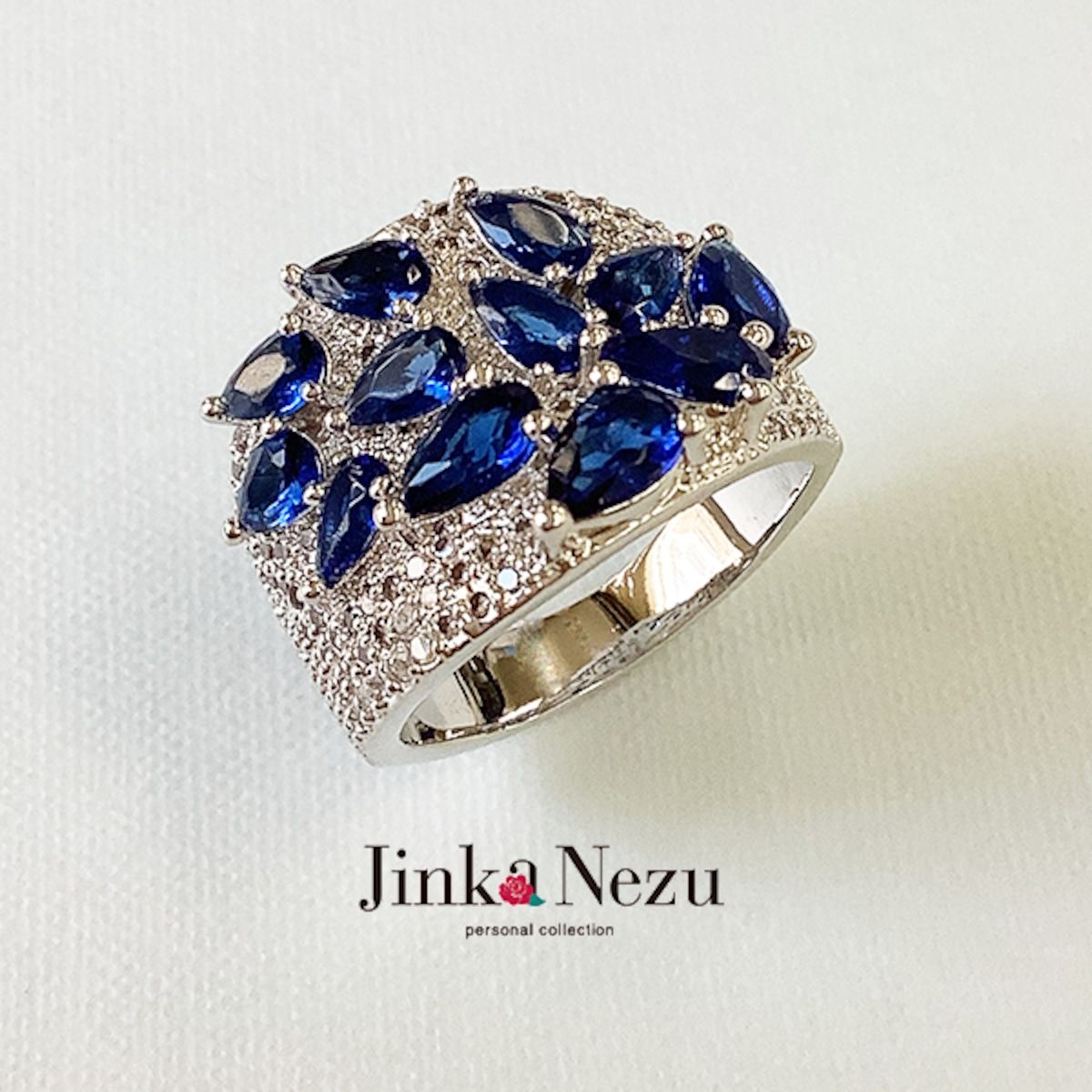 BIRKS】 【純銀/ガラス】フローラルのコースター 8枚 スターリング