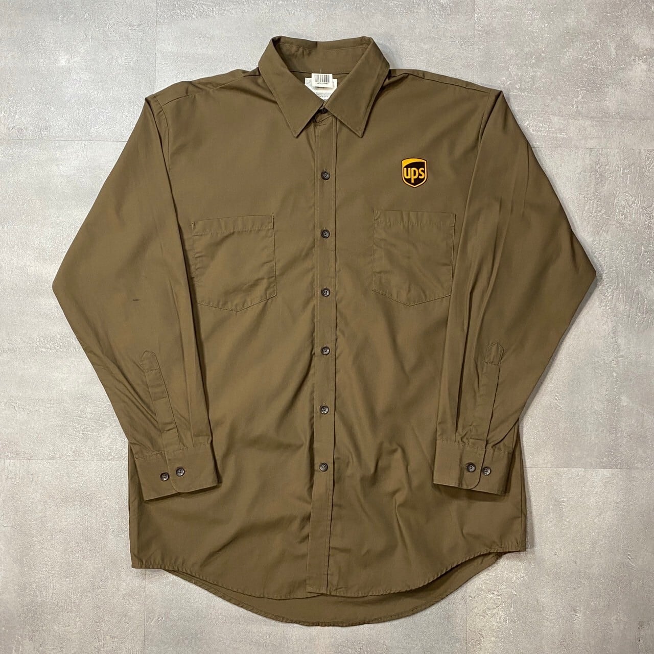 《XL》ups ワークシャツ 長袖シャツ アメカジ No.4131