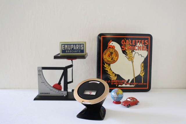 フランス アンティーク ヴィンテージ 回転式 卓上万年カレンダー N-06400