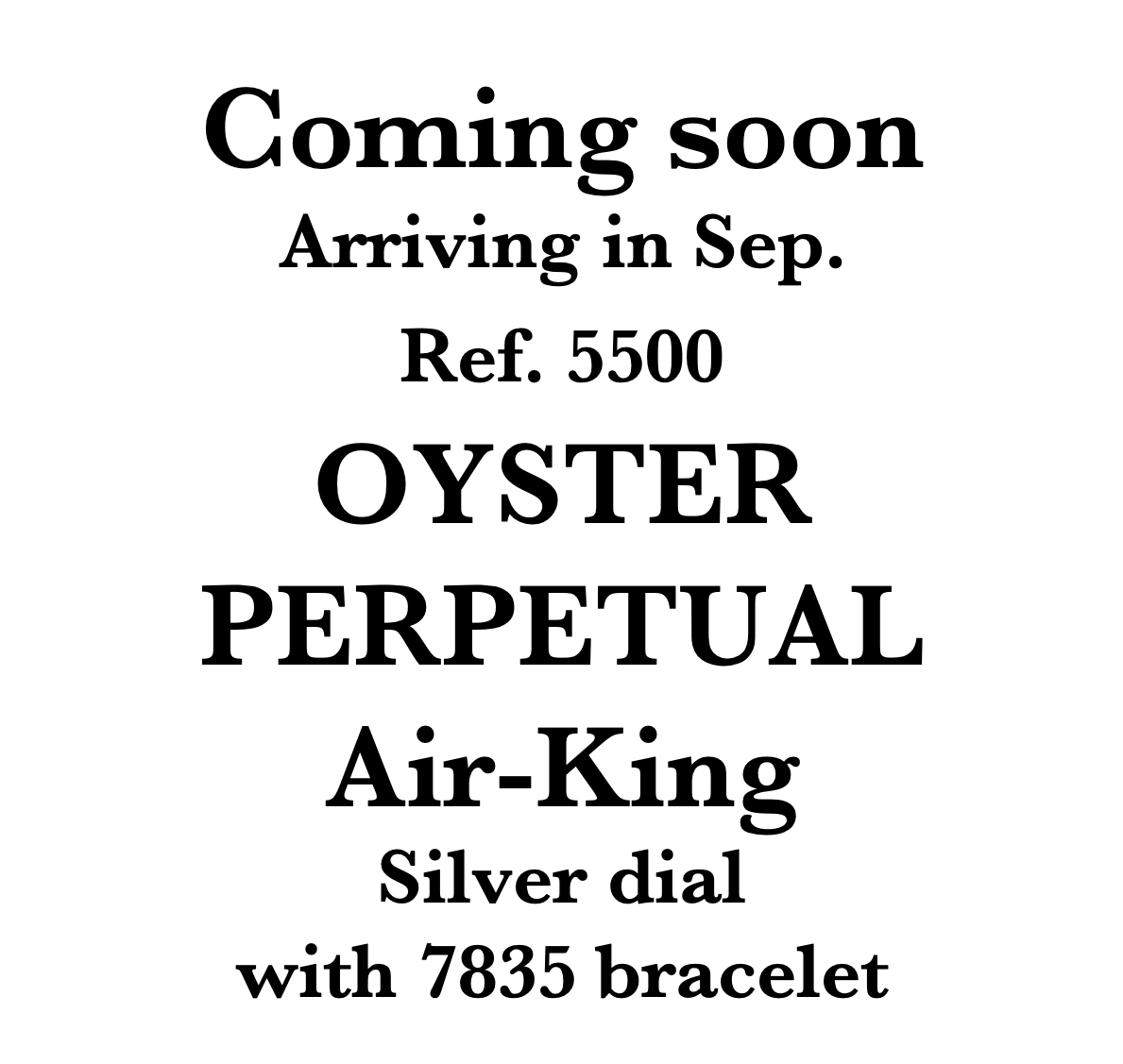 Rolex Oyster Perpetual Air-King 5500 (5******) Silver Dial