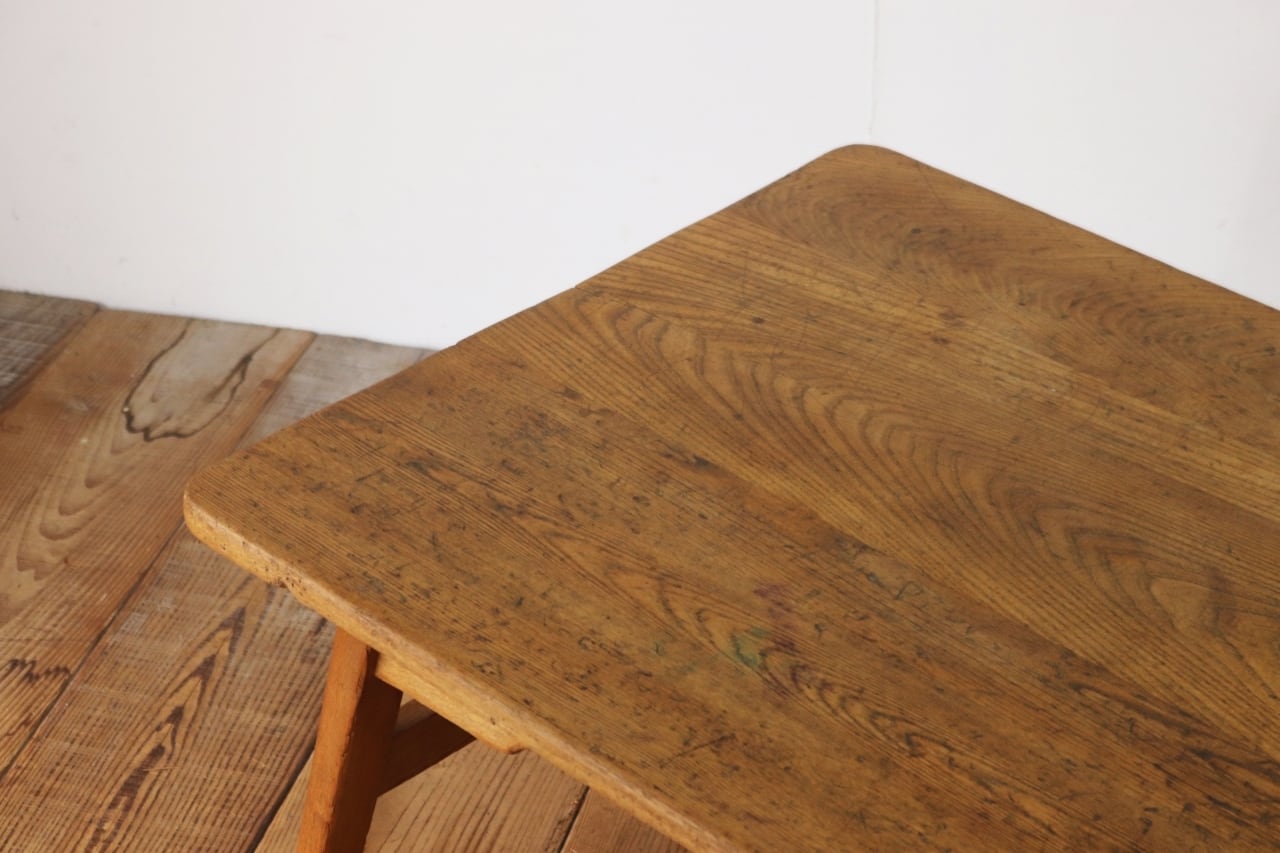 レトロ ローテーブル 座卓 センターテーブル 無垢材 花台 展示台