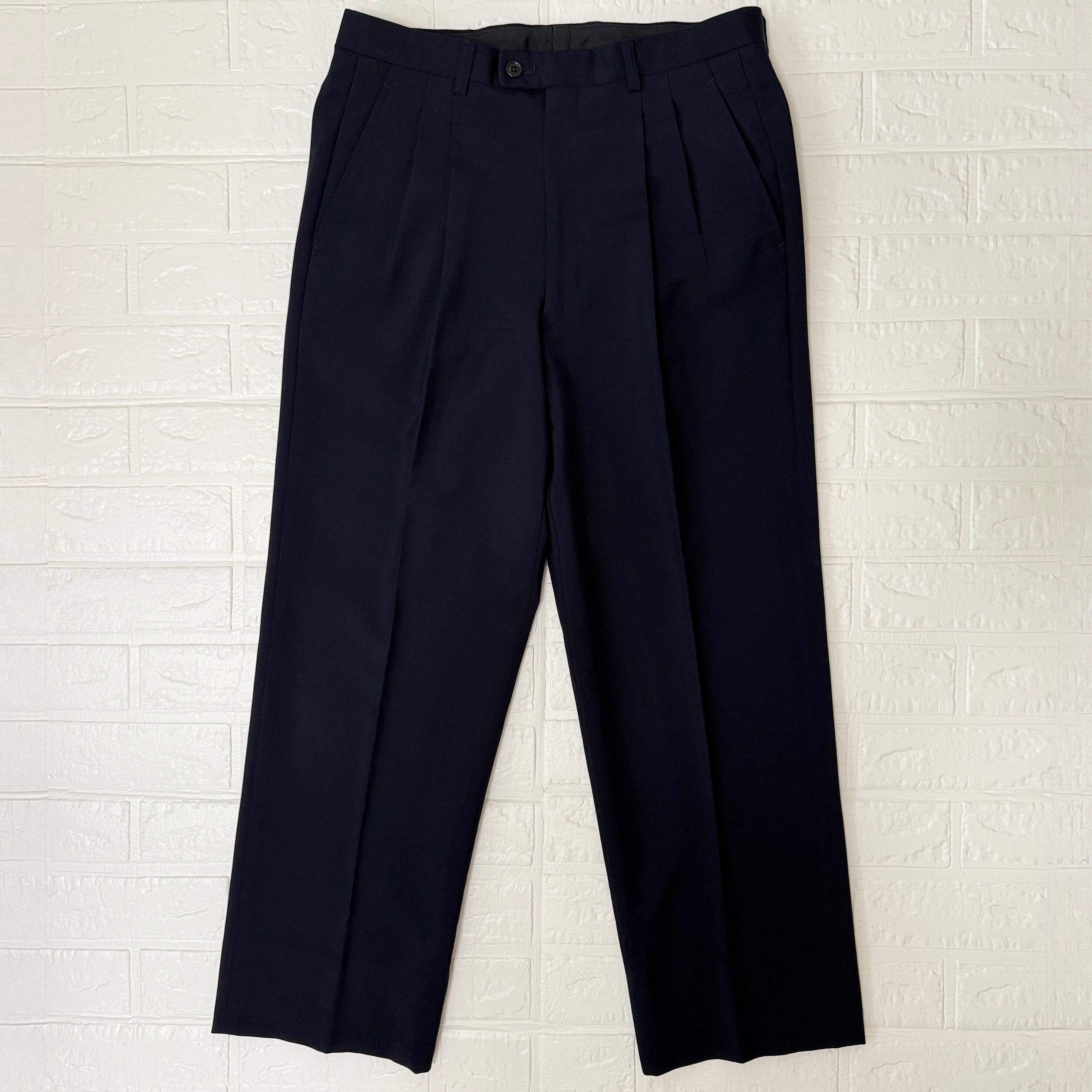 GTA Herrick ベルトレス サイドアジャスター 2プリーツ ウール