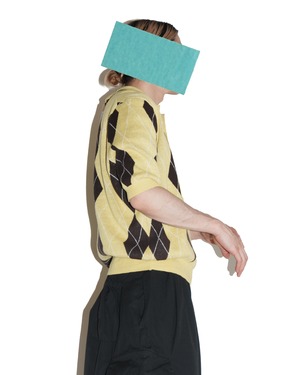 refomed " OLD MAN KNIT POLO〔YELLOW〕"