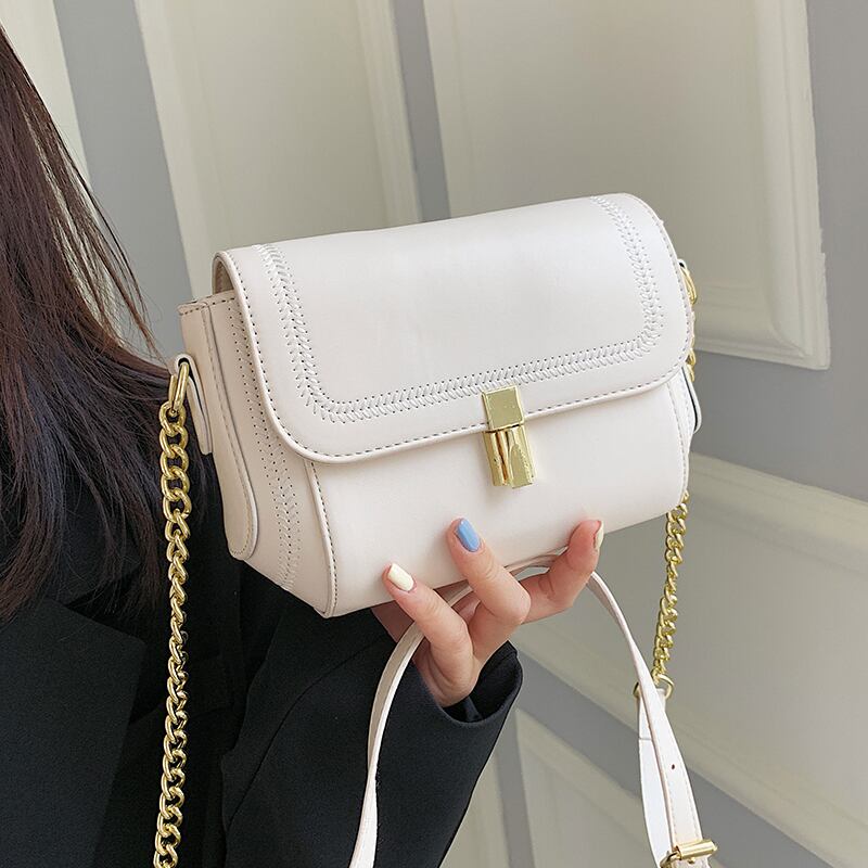 レッドスタイルサマーチェーン 夏物 スクウェア メッセンジャーバッグ 手作りハンドバック70107167878