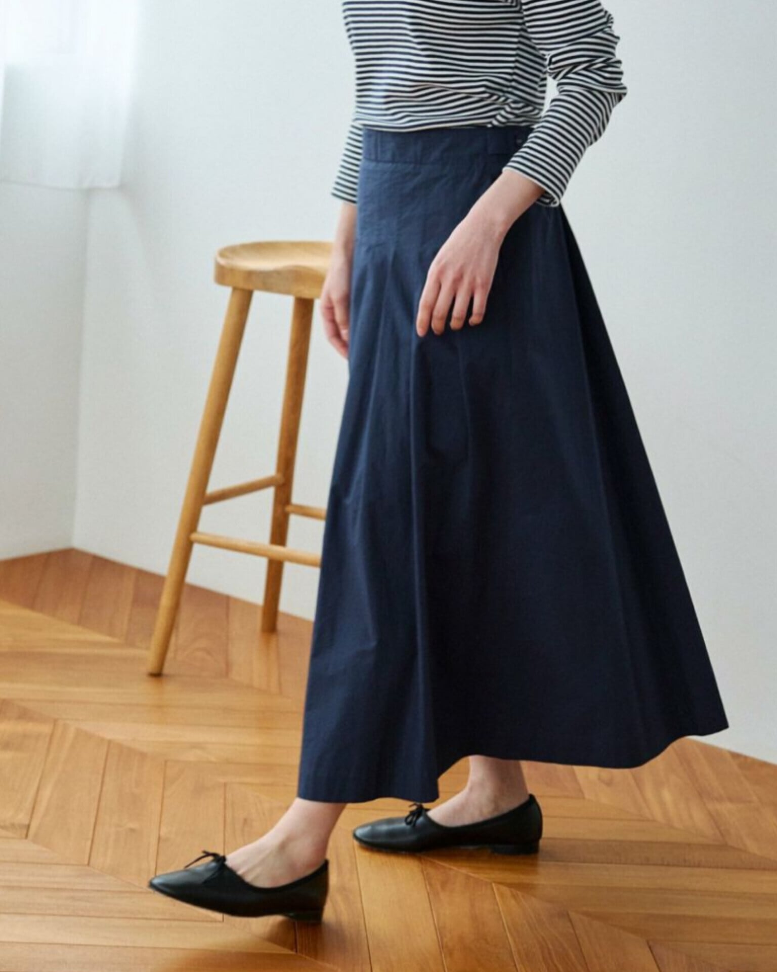 【Pont de Chalons】タックギャザーマキシスカート / 4COLORS / 22412517