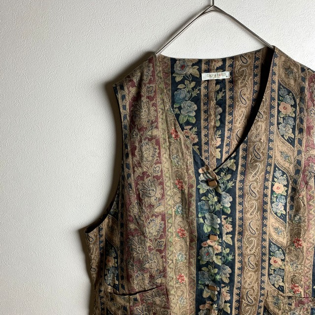 ～"vest" botanical & paisley pattern～