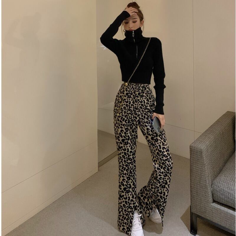 シャツ ハイウェストショートニットトップス セーター ウィンター 冬物 YY-ファッション23737539283