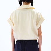 【3color】ショート丈ルーズスポーティーポロシャツ W0085