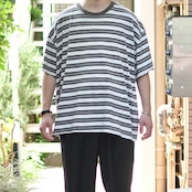 PURITAN wide silhouette multi border tee