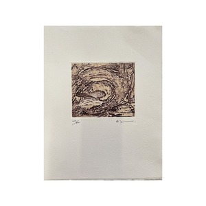 落合皎児【版画】Untitled （別エディション） — 1980年代 33(H) × 25(W)cm